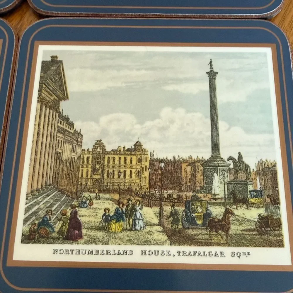 Vintage English Life cork coasters